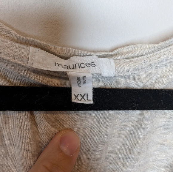 Maurices Santa's Reindeer Graphic Tee  XXL - Picture 4 of 7